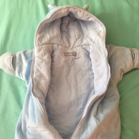 Carters Hooded Sleepsack Bag - Picture 3 of 5